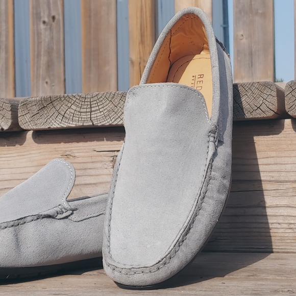 Grey suede leather driving shoes ***Sleek design regular to medium width feet*** - Picture 8 of 8